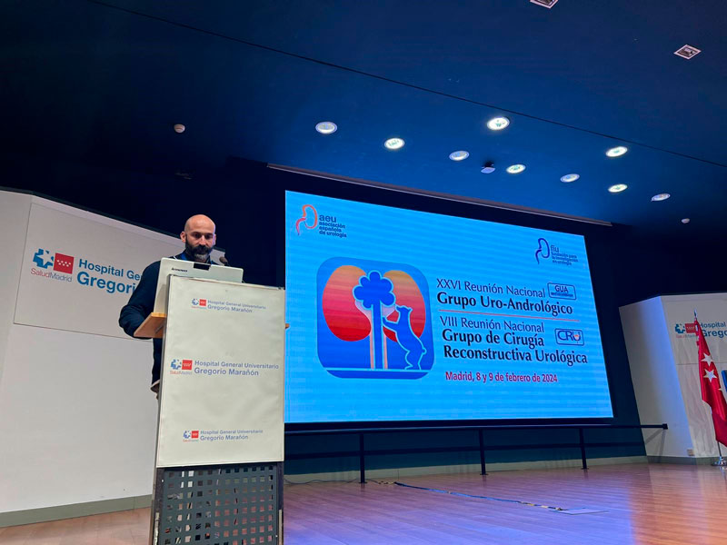 El equipo de Andrología Barcelona en la Reunión Nacionnal del Grupo de Andrología y Cirugía Reconstructiva en Madrid