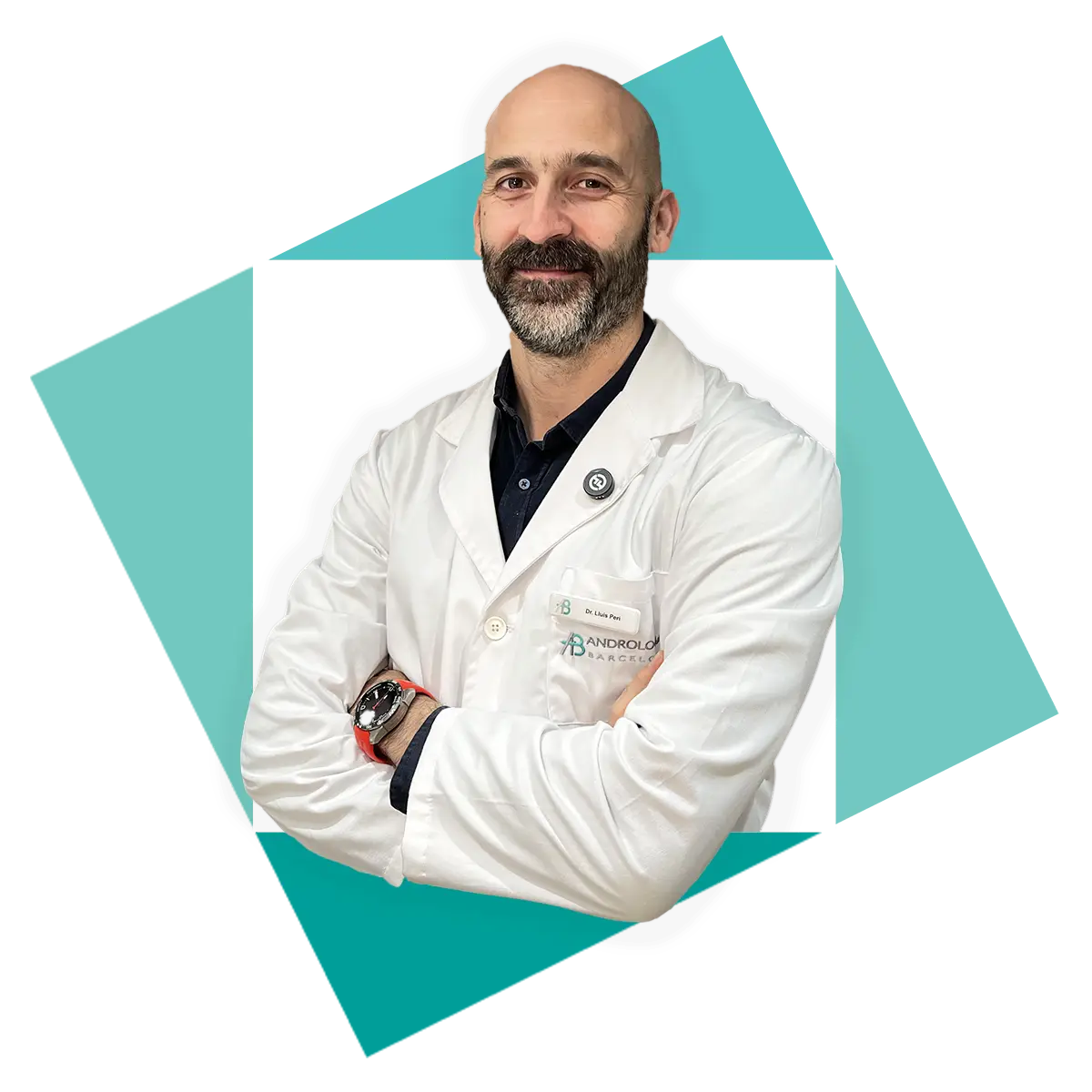 Foto del Dr. Lluís Peri, urólogo especializado en estenosis de uretra e incontinencia urinaria