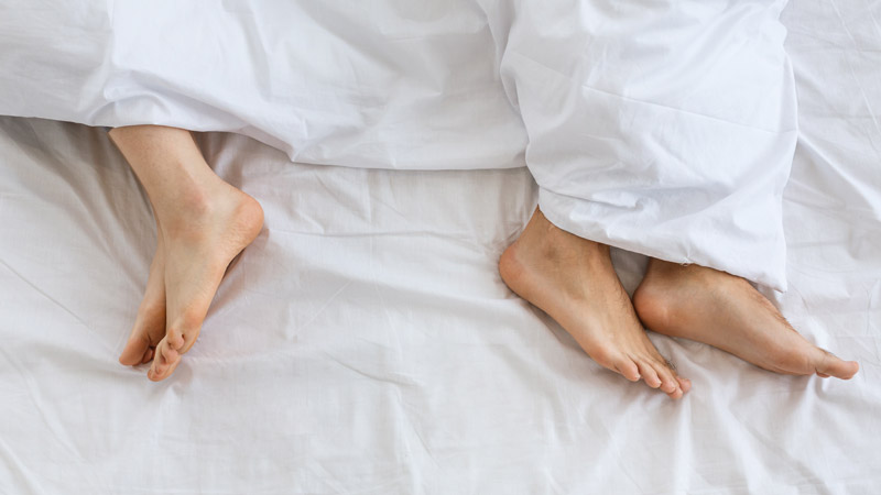 Pareja con problemas sexuales