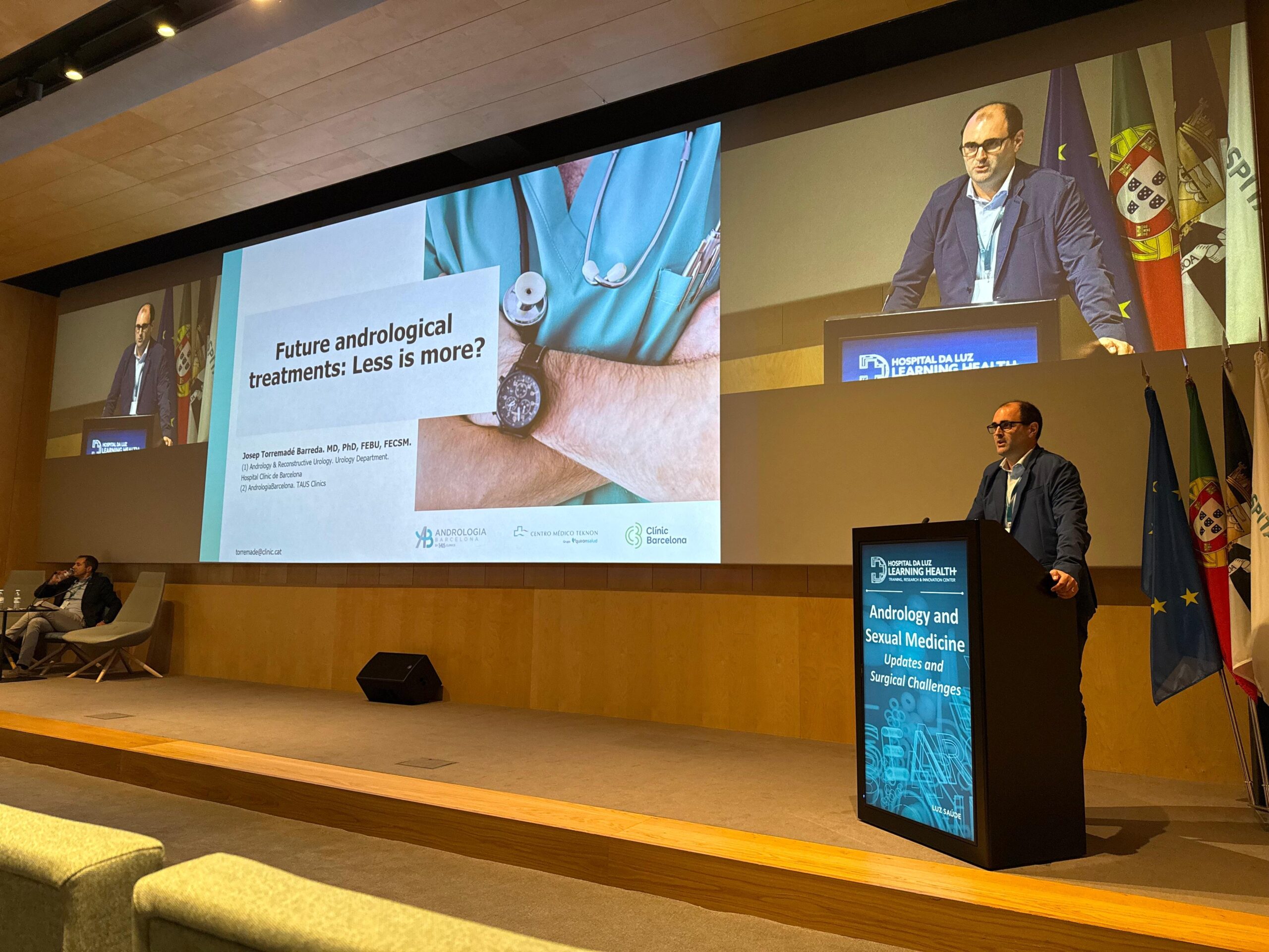 Dr. Josep Torremadé en Congreso de Andrología 2025 Disfunción Eréctil, Enfermedad de Peyronie y Cirugía Andrológica