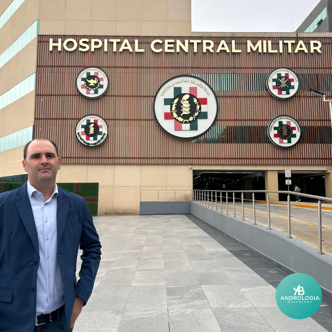 Imagen del Josep Torremadé Barreda recientemente en el Curso Teórico-Práctico de Andrología, Neurourología y Cirugía Reconstructiva de Uretra celebrado en el Hospital Central Militar de Ciudad de México